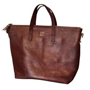 Madewell The Transport satchel in dark Cabernet